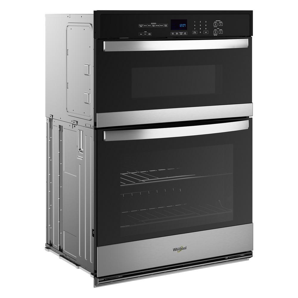 WHIRLPOOL WOEC3030LS Whirlpool 6.4 Total Cu. Ft. Combo Self-cleaning Wall Oven