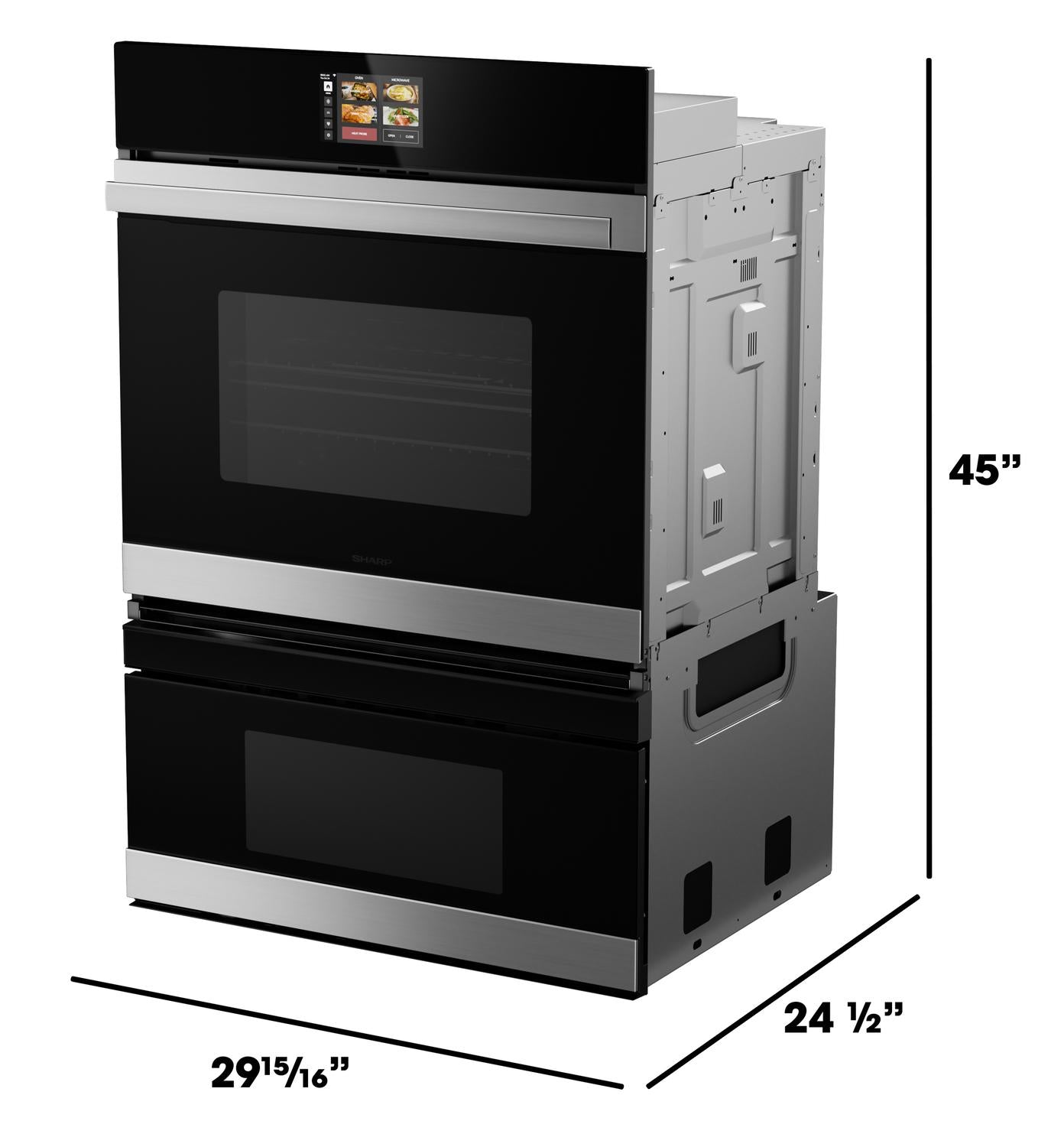 SHARP SWB3085HS Sharp Convection Wall Oven With Microwave Drawer Oven
