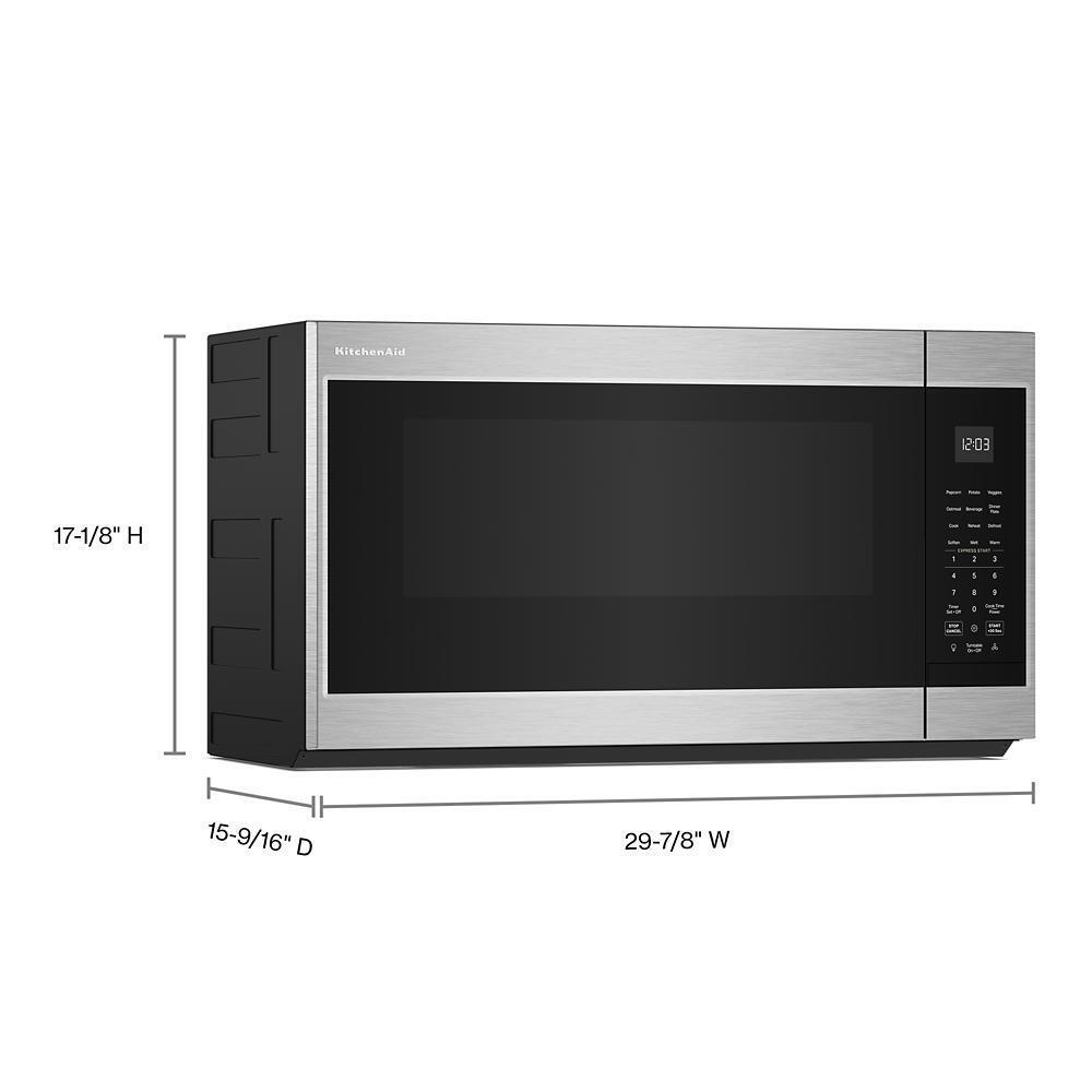 KITCHENAID KMMS130RPS KitchenAid 1.9 Cu. Ft. Microwave Hood Combination With Auto Functions