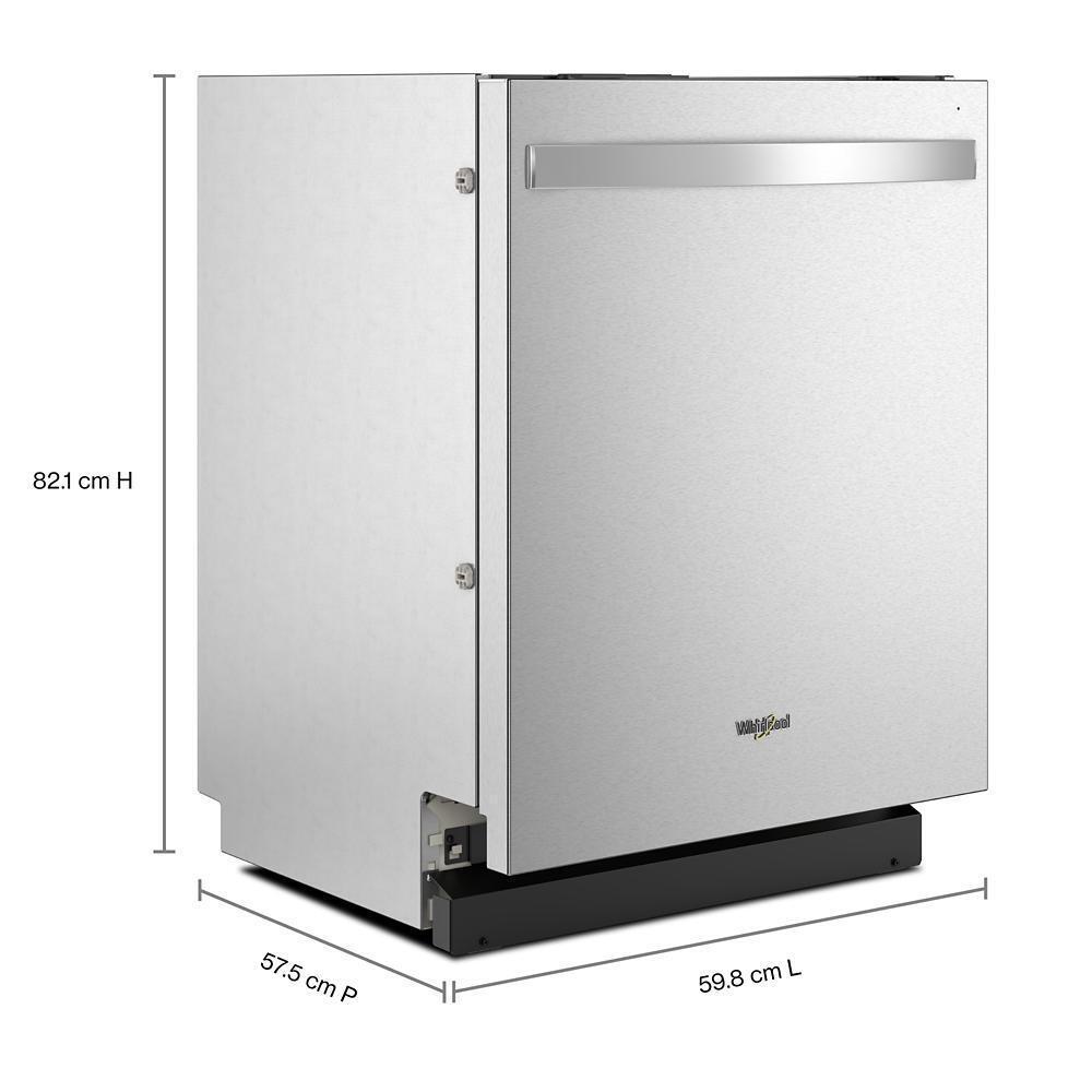 WHIRLPOOL WDT550SAPZ 44 Dba Ada Compliant Dishwasher Flush With Cabinets With 3rd Rack