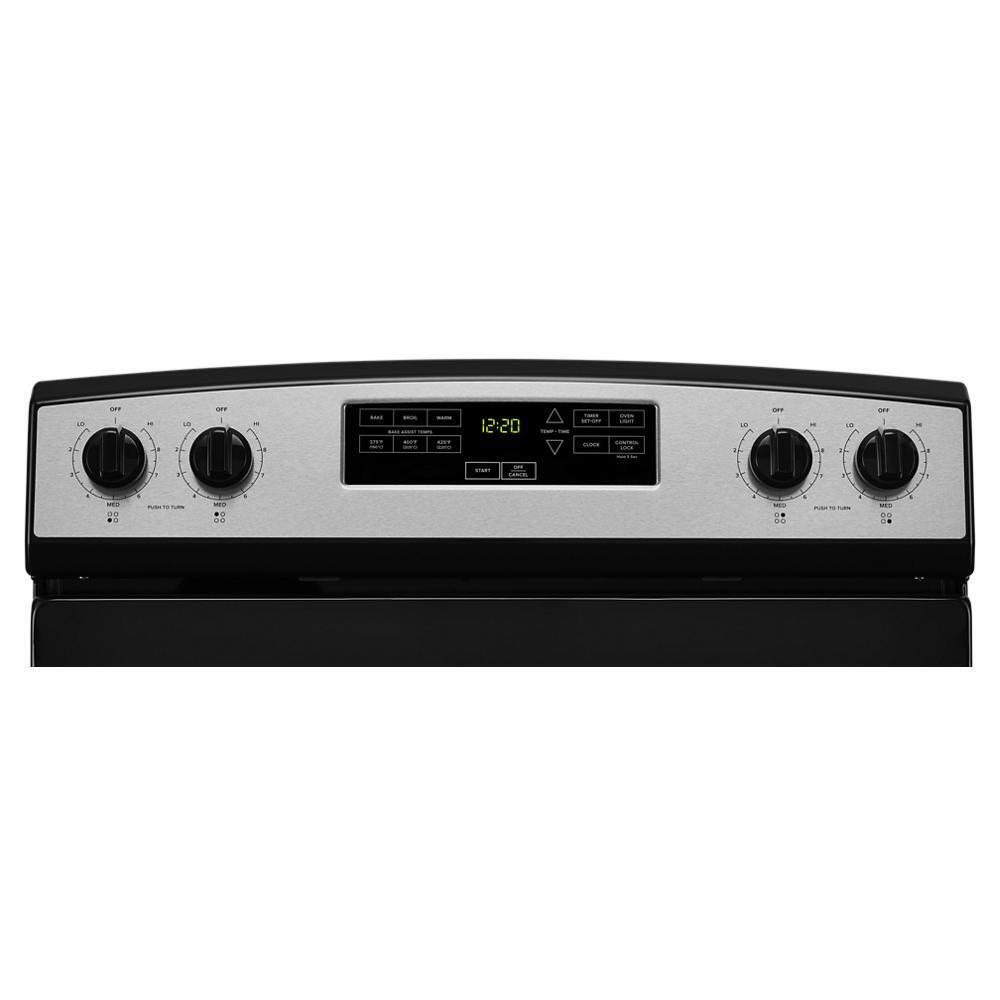 AMANA ACR4303MMS 30-inch Amana Electric Range With Bake Assist Temps