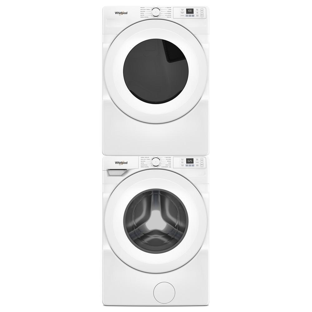WHIRLPOOL WGD4720RW 7.4 Cu. Ft. Smart Front Load Energy Star Gas Dryer With Quick DR...