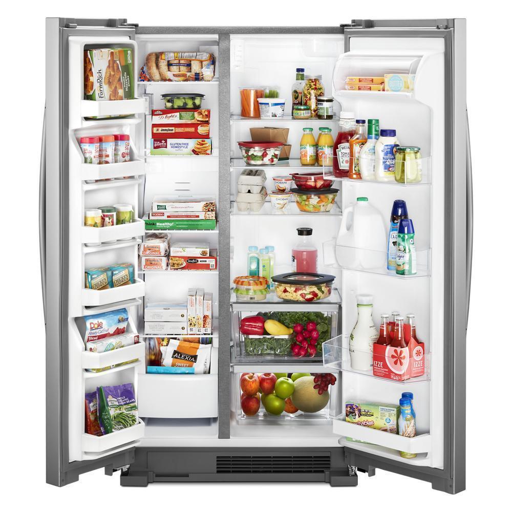 WHIRLPOOL WRS315SNHM Whirlpool 36-inch Wide Side-by-side Refrigerator - 25 Cu. Ft. - ...
