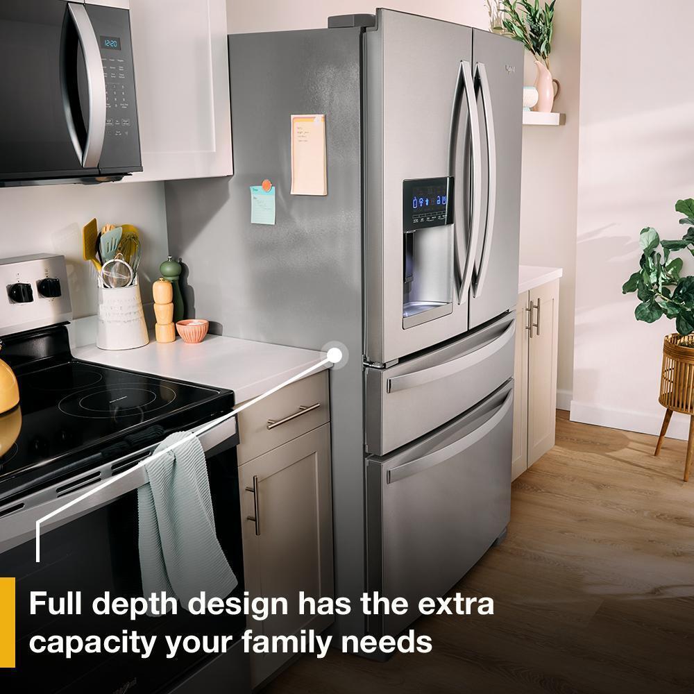 WHIRLPOOL WRFF3236RB Whirlpool Full-depth French Door Bottom Mount Refrigerator