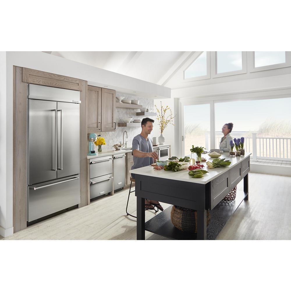 KITCHENAID KBFN506ESS Stainless Steel Kitchenaid 20.5 Cu. Ft. 36"" Width Built In PANEL...