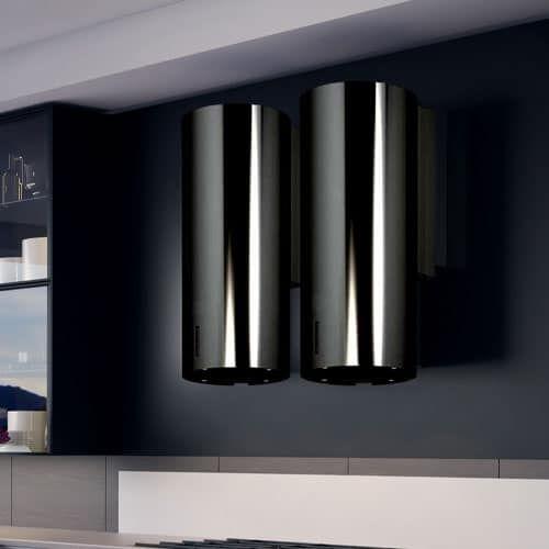XO APPLIANCE XOCYL16BC XO Appliance 600/395cfm Designer Cylinder Wall Mount Black