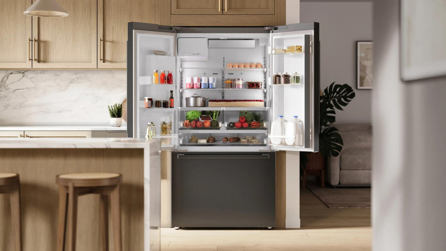 BOSCH B36CD52SNB 500 Series French Door Bottom Mount Refrigerator 36"" Black STAINLES...