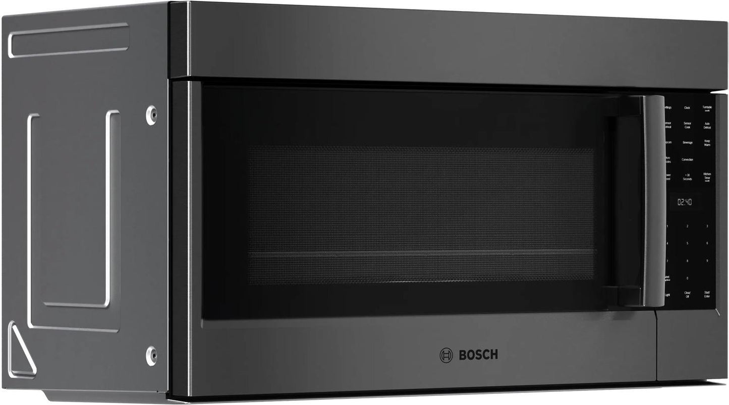 BOSCH HMV8045U 800 Series Over-the-range Microwave 30"" Left Sideopening Door, BLAC...