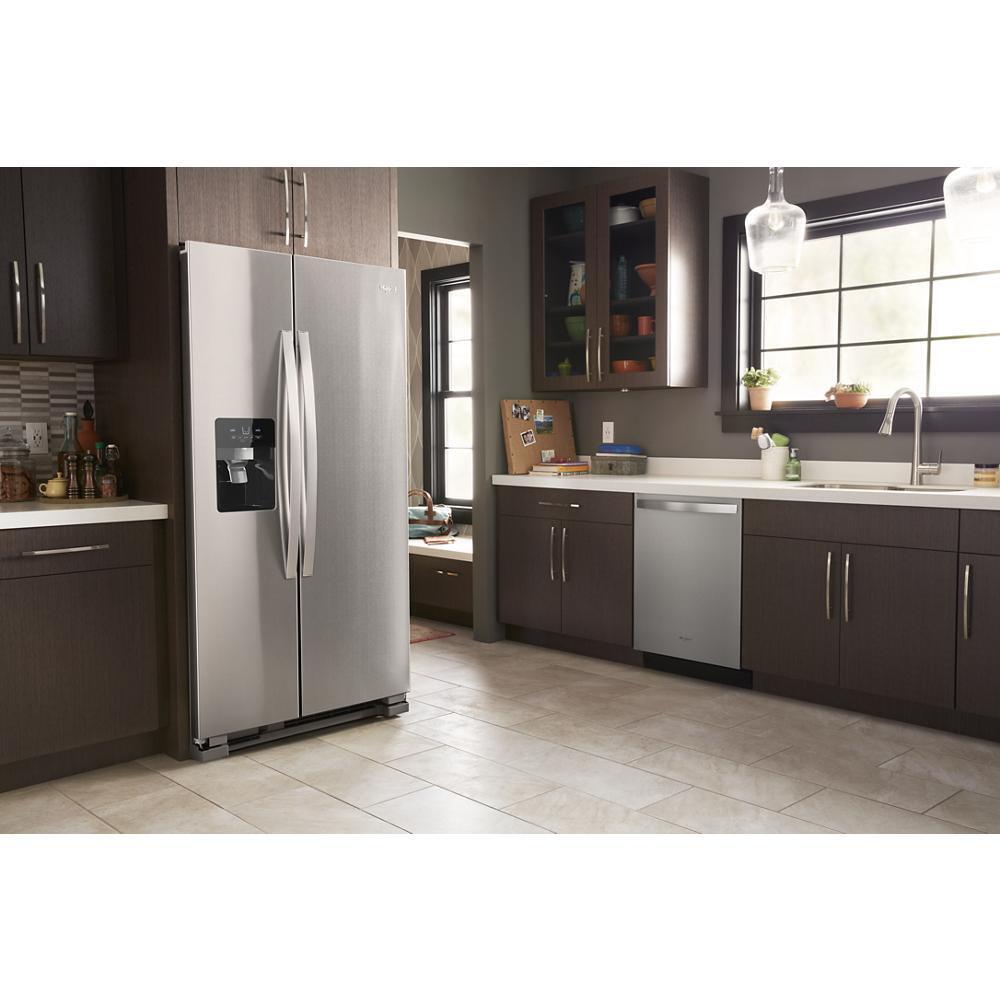 WHIRLPOOL WRS331SDHM Whirlpool 33-inch Wide Side-by-side Refrigerator - 21 Cu. Ft. - ...