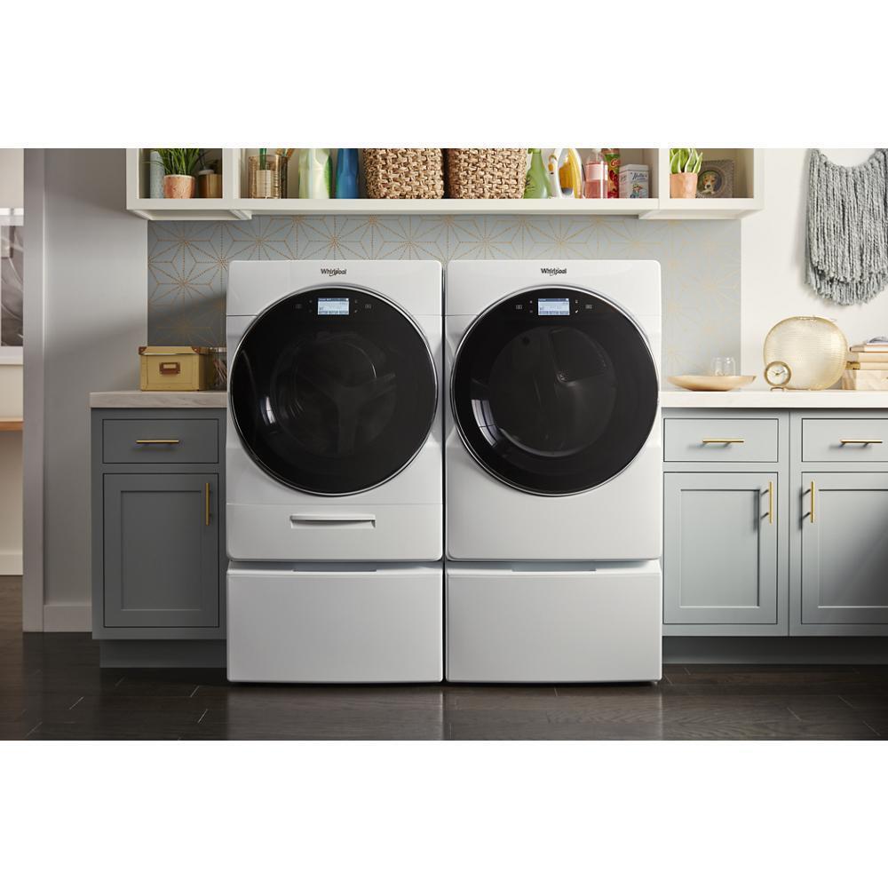 WHIRLPOOL WGD9620HW Whirlpool 7.4 CU.FT Smart Front Load Gas Dryer With Remote START...