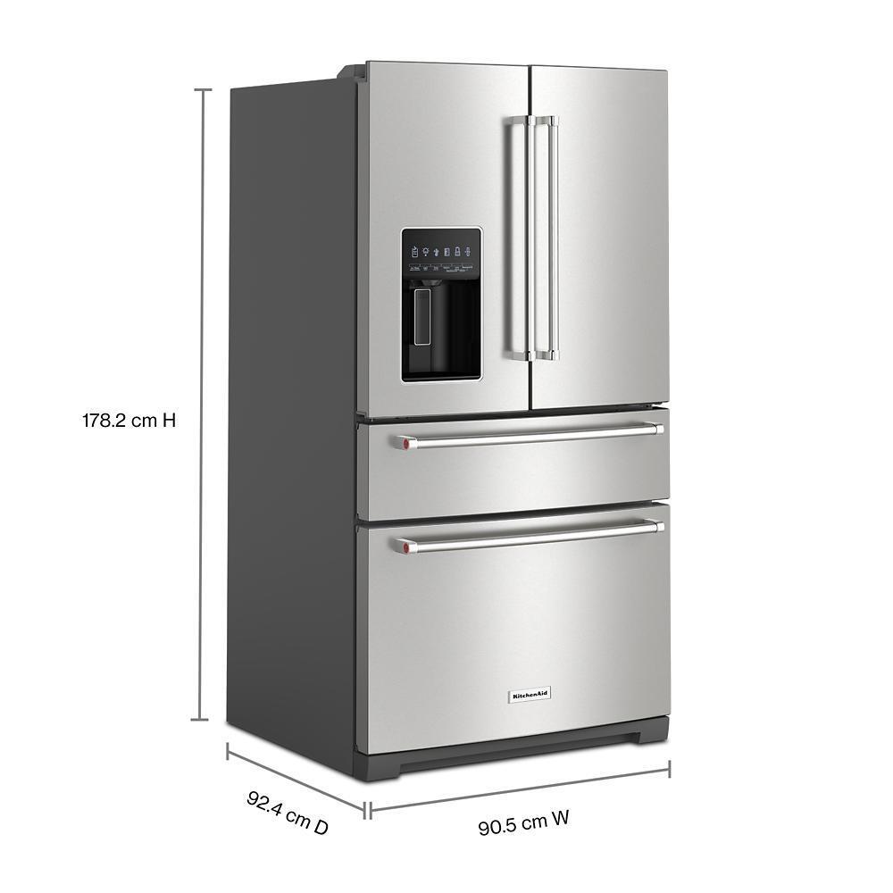 KITCHENAID KRMF536RPS 26.2 Cu. Ft. Multi-door French Door Refrigerator With Platinum INTE...