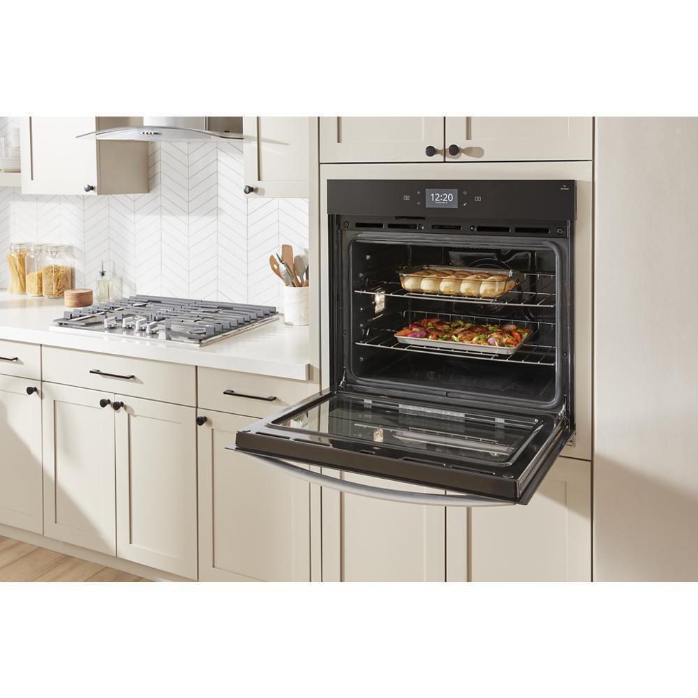 WHIRLPOOL WOEC7030PV Whirlpool 5.0 Cu. Ft. Wall Oven Microwave Combo With Air Fry