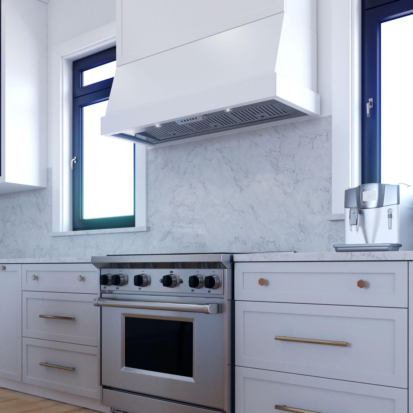 XO APPLIANCE XOI3315KSE 33"" 1000 Cfm Pro Insert Only 15"" Deep for Custom Built Hood, Stainless
