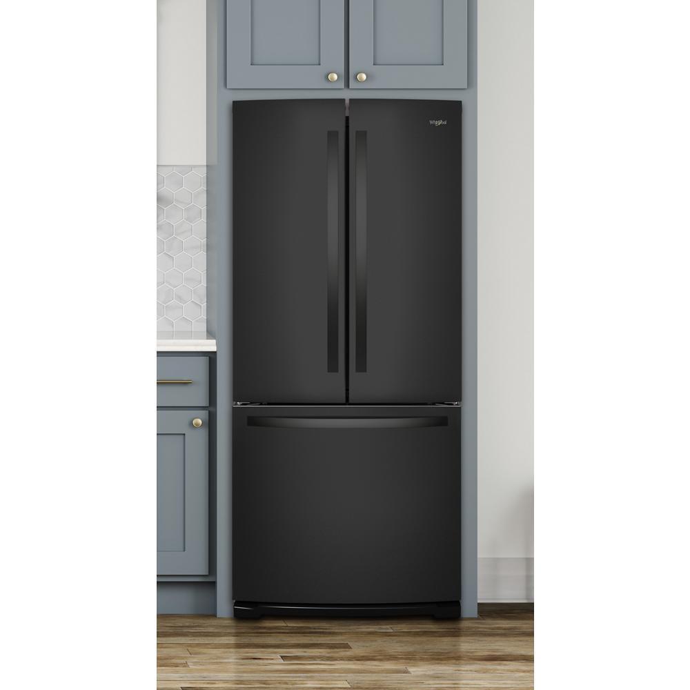 WHIRLPOOL WRF560SMHB Whirlpool 30-inch Wide French Door Refrigerator - 20 Cu. Ft.