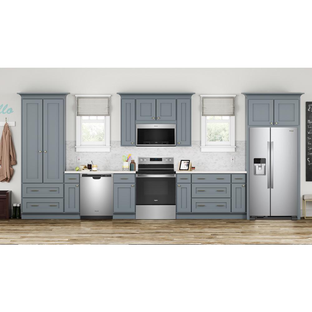 WHIRLPOOL WMH31017HZ Whirlpool 1.7 Cu. Ft. Microwave Hood Combination With ELECTRONIC...