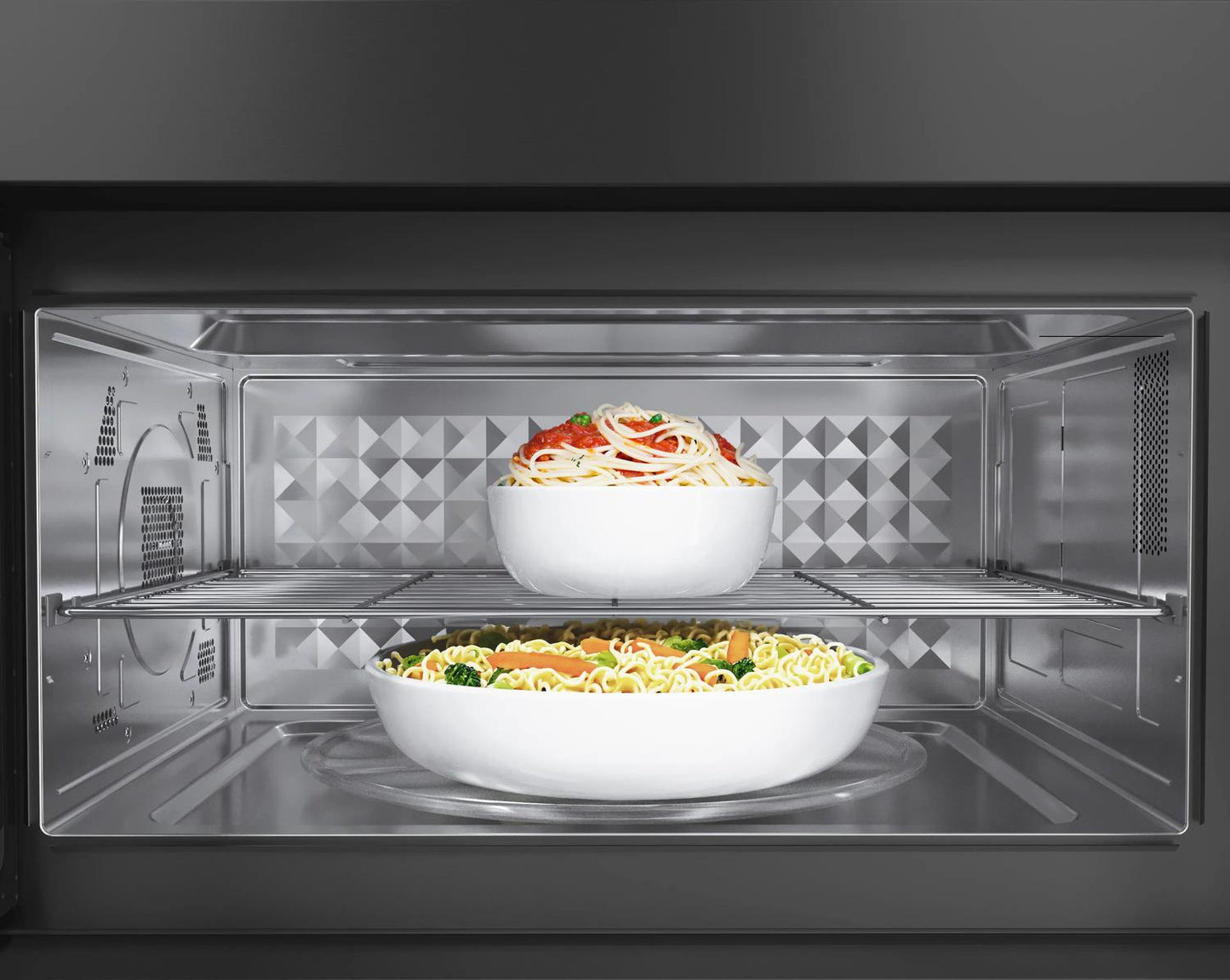 BOSCH HMV8045U 800 Series Over-the-range Microwave 30"" Left Sideopening Door, BLAC...