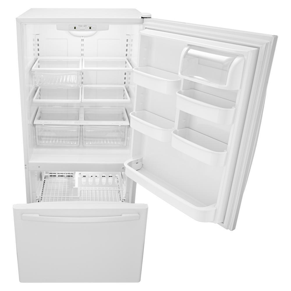 AMANA ABB2224BRW 21.9 Cu. Ft. Energy Star Qualified Bottom-freezer Refrigerator -...