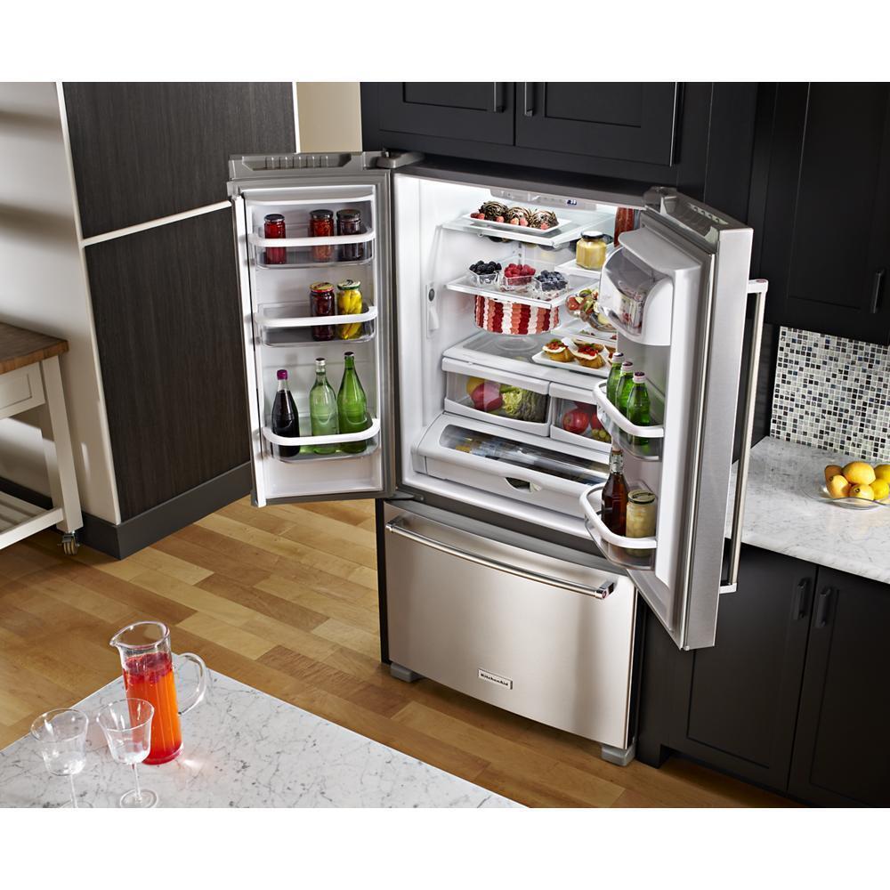 KITCHENAID KRFF305ESS Stainless Steel Kitchenaid 25 Cu. Ft. 36-width Standard Depth FR...