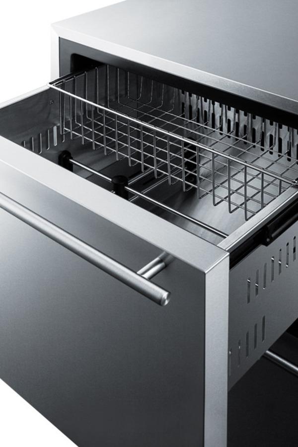 SUMMIT SCFF532D Built-in Undercounter Two-drawer All-freezer With Frost-free OPERAT...