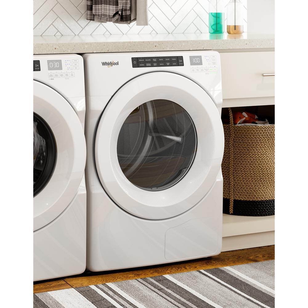 WHIRLPOOL WHD560CHW Whirlpool 7.4 CU.FT Front Load Heat Pump Dryer With Intiutitive ...