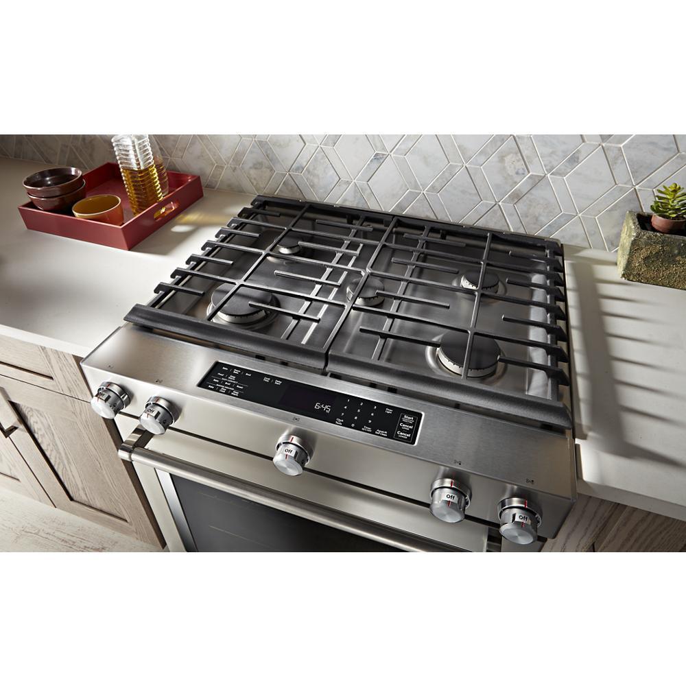 KITCHENAID KSDB900ESS Stainless Steel Kitchenaid 30-inch 5-burner Dual Fuel CONVECTION...