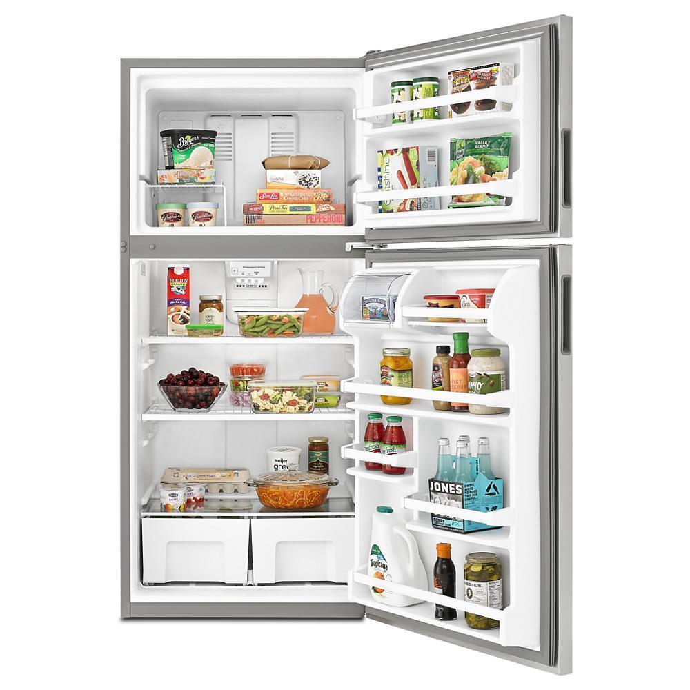 AMANA ART308FFDM Monochromatic Stainless Steel Amana 18 Cu. Ft. Top-freezer REFRI...