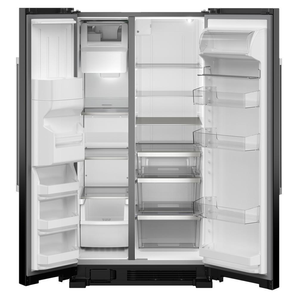 MAYTAG MRSF4036PB Maytag 36-inch Wide Side-by-side Refrigerator - 25 Cu. Ft.