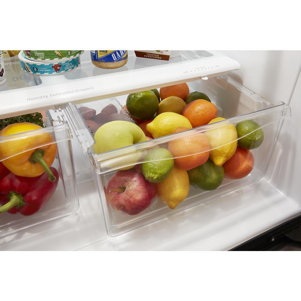 WHIRLPOOL WRB322DMHV Whirlpool 33-inch Wide Bottom-freezer Refrigerator - 22 Cu. Ft. ...