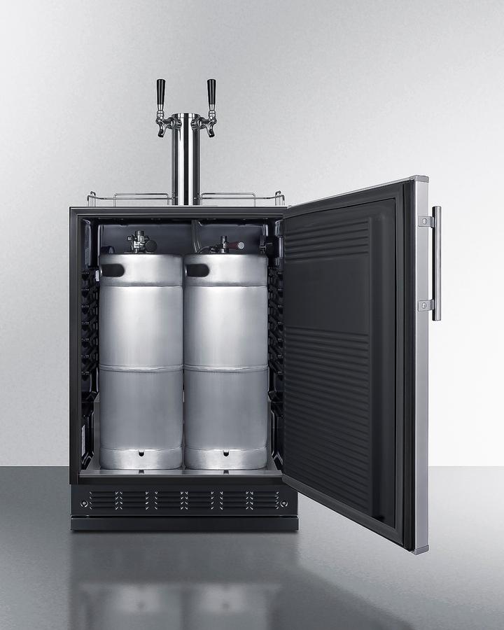 SUMMIT SBC7BRS Summit 24"" Wide Beer Kegerator
