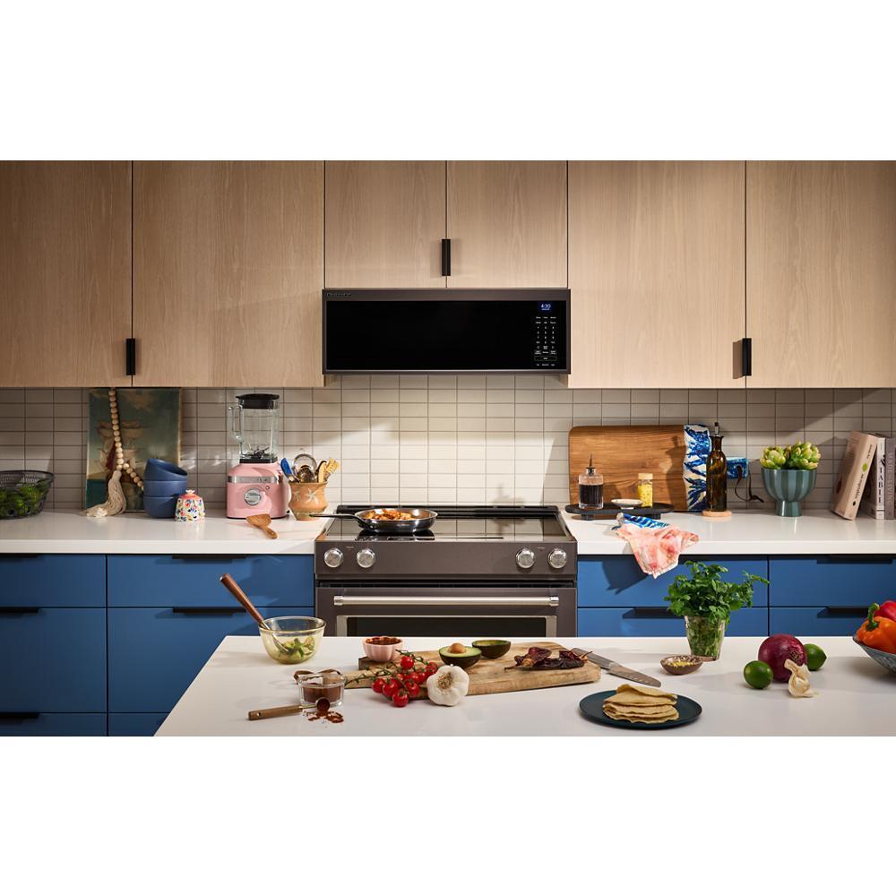KITCHENAID KMML550RBS Smart Low Profile Microwave Hood Combination With Dual Fan Ventilation