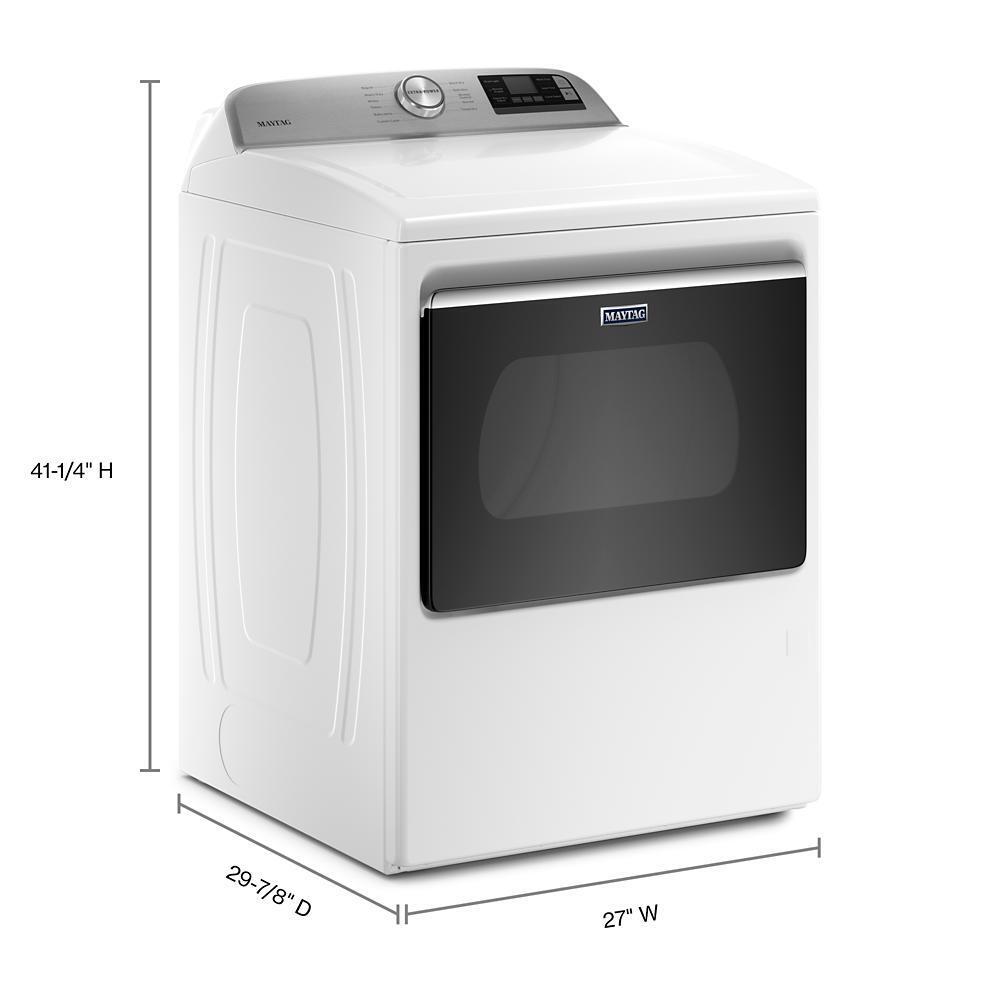 MAYTAG MGD6230HW Smart Capable Top Load Gas Dryer With Extra Power Button - 7.4 Cu. Ft.