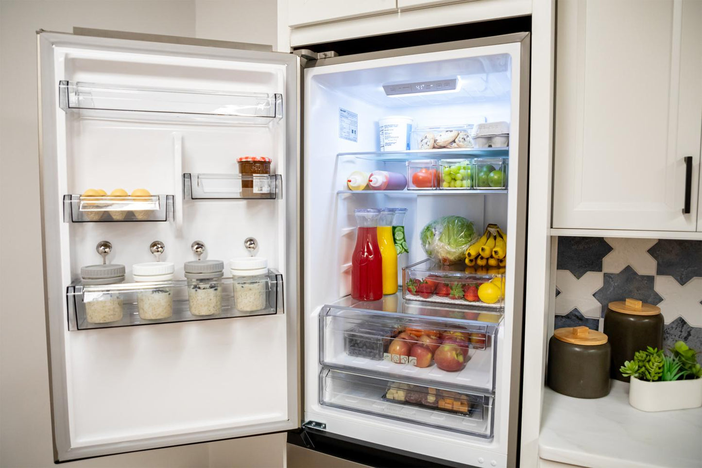 SHARP SJB1255GS Sharp 24 In. Bottom-freezer Counter-depth Refrigerator