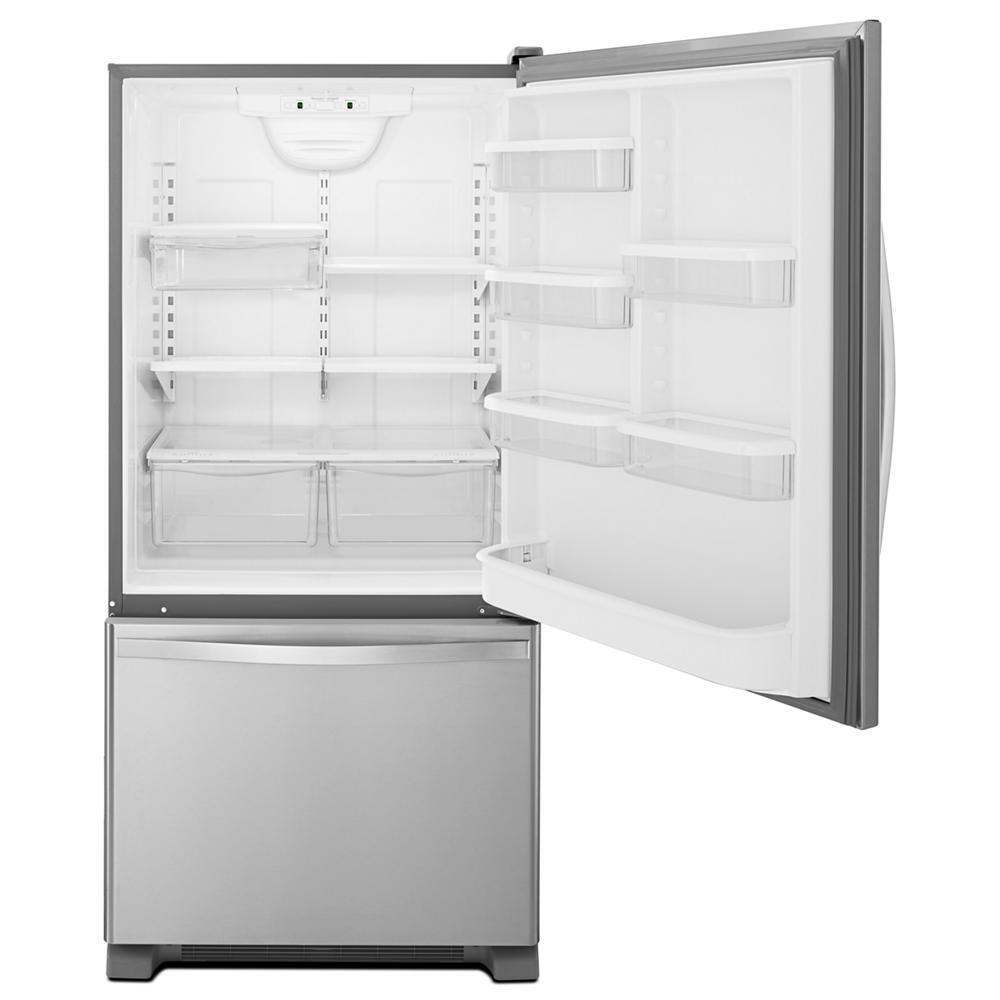 WHIRLPOOL WRB329DMBM Whirlpool 19 Cu. Ft. Bottom-freezer Refrigerator With Freezer Drawer
