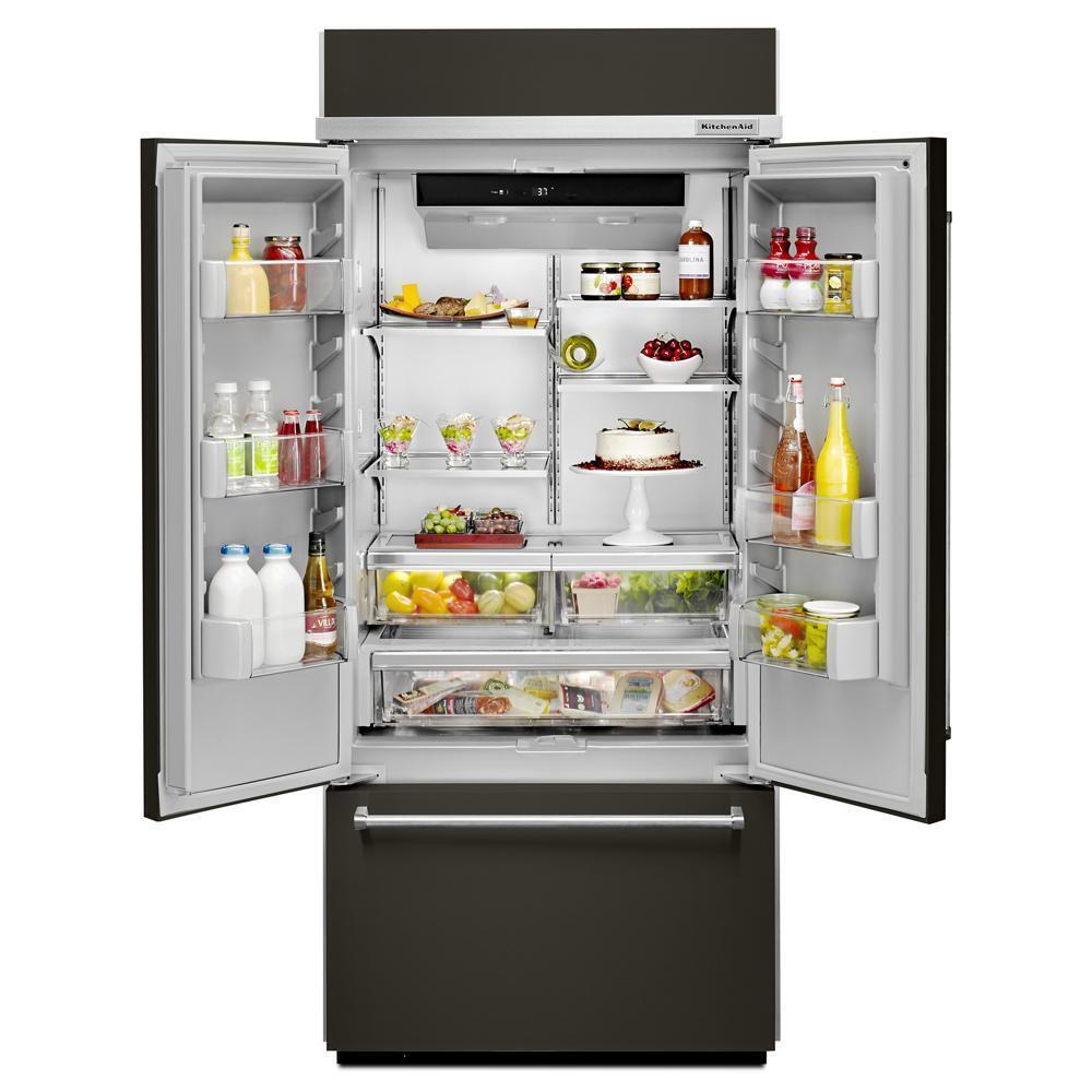 KITCHENAID KBFN506EBS Kitchenaid 20.8 Cu. Ft. 36"" Width Built In Stainless Steel FRENC...