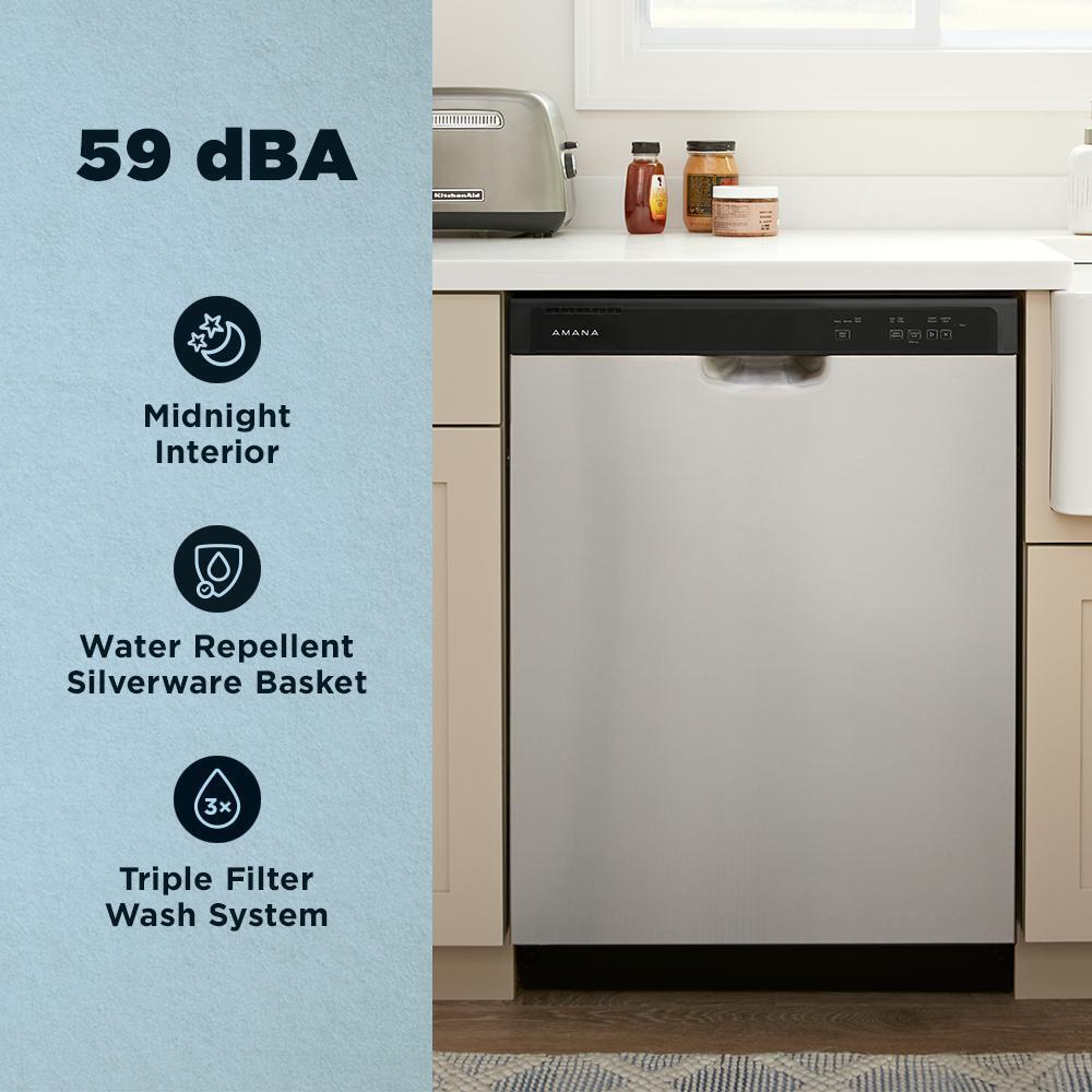 AMANA ADFS2524RS Amana Dishwasher With Midnight Interior