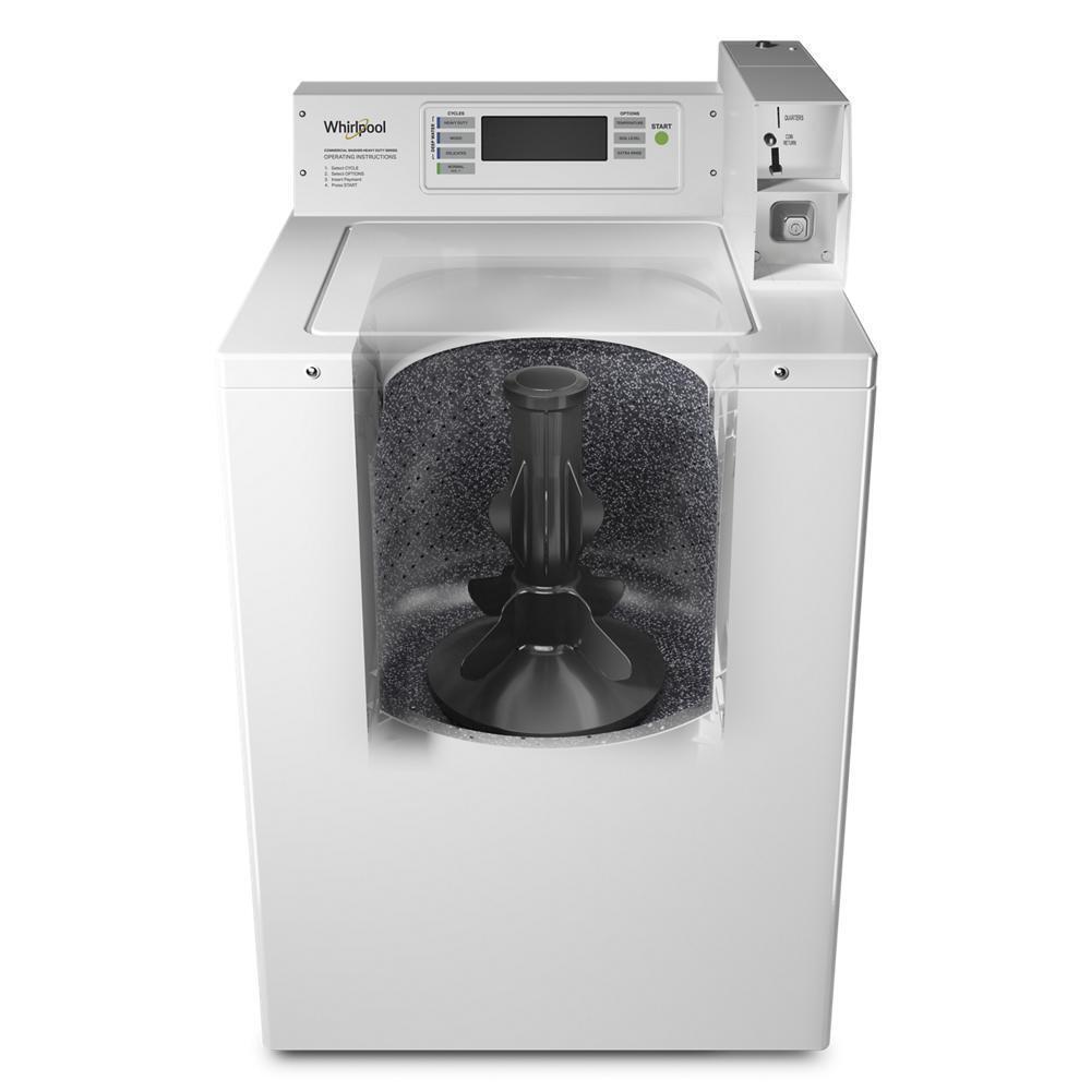 WHIRLPOOL CAE2779JQ Commercial Top-load Washer With Factory-installed Coin Drop and COI...