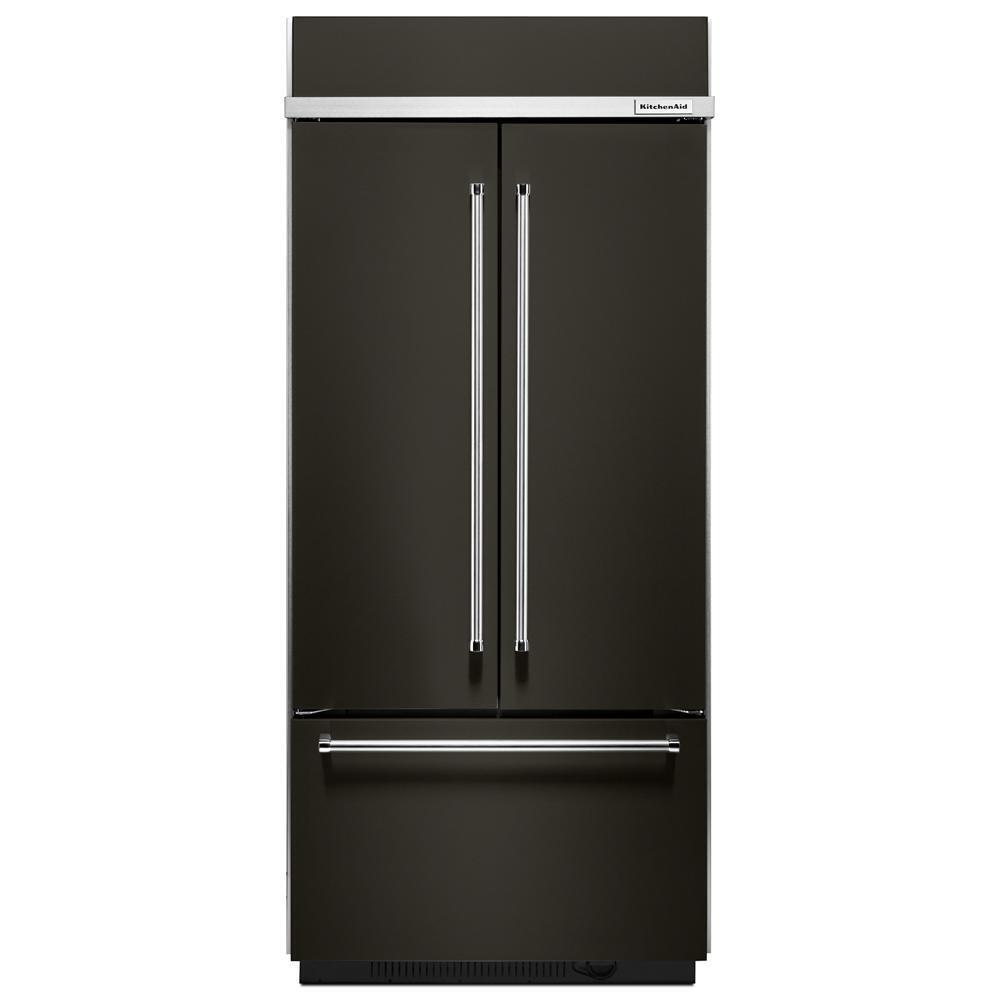 KITCHENAID KBFN506EBS Kitchenaid 20.8 Cu. Ft. 36"" Width Built In Stainless Steel FRENC...