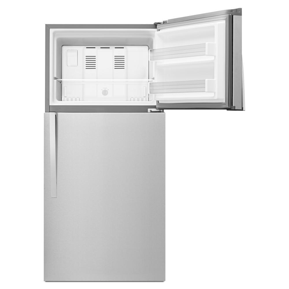 WHIRLPOOL WRT549SZDM Monochromatic Stainless Steel Whirlpool 30"" Wide Top-freezer REF...