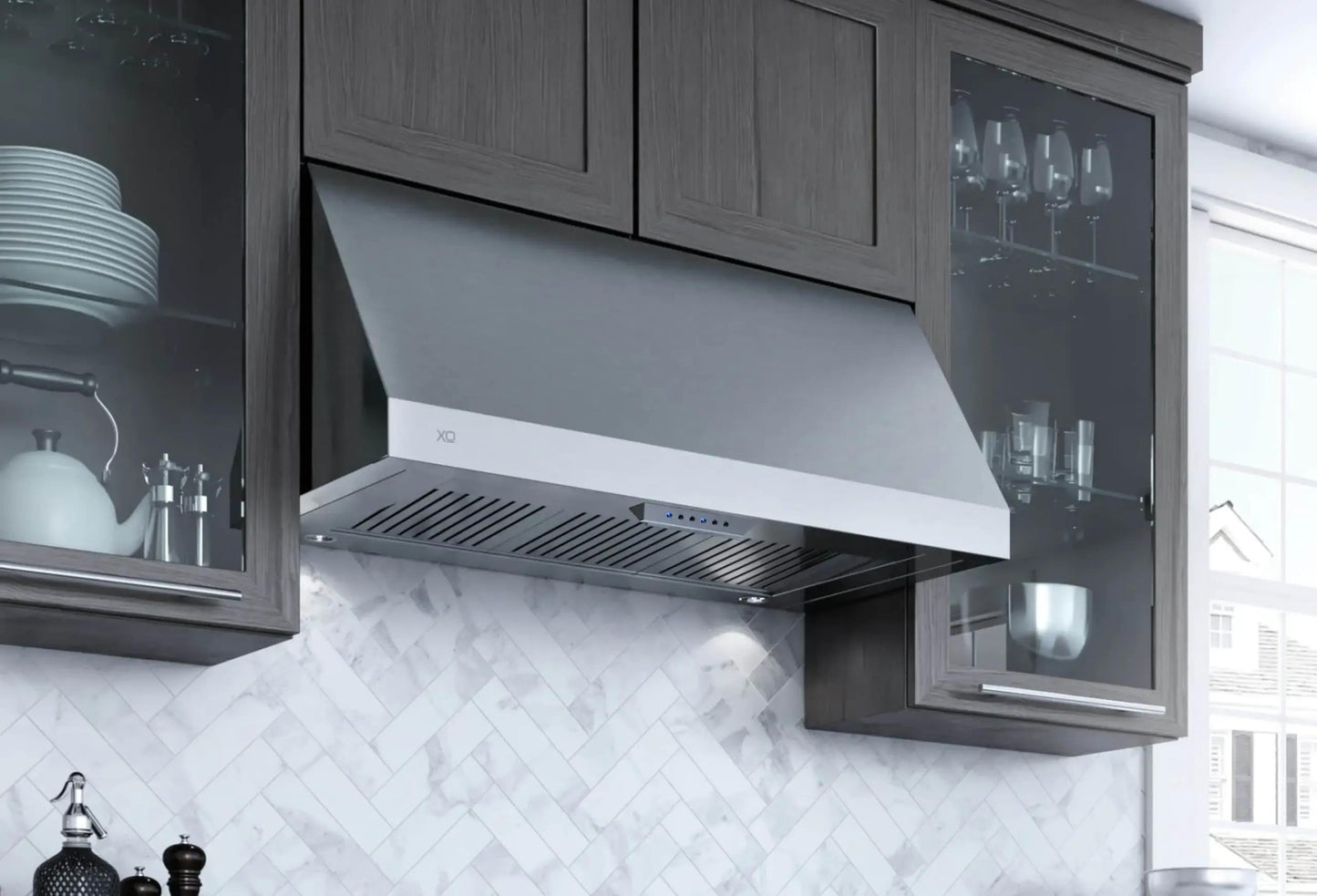 XO APPLIANCE XOT1848KSE XO Appliance 48"" 1000 Cfm Italian Made Pro Hood Range Hood Stainless