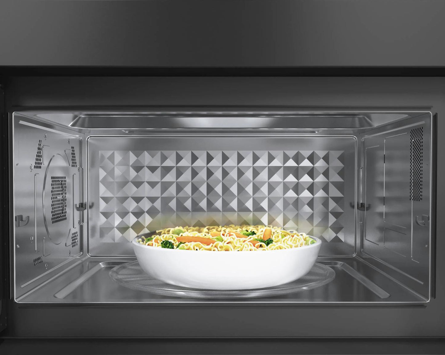 BOSCH HMV8045U 800 Series Over-the-range Microwave 30"" Left Sideopening Door, BLAC...
