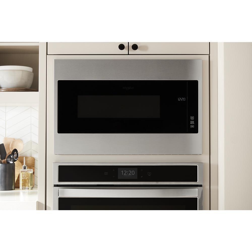 WHIRLPOOL WMT55511KS 1.1 Cu. Ft. Built-in Microwave With Standard Trim Kit - 19-1/8"" Height