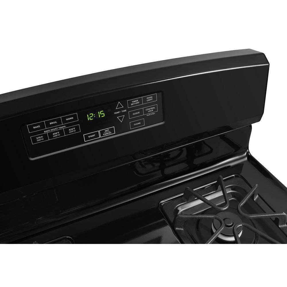 AMANA AGR6603SFB 30-inch Amana Gas Range With Self-clean Option - Black