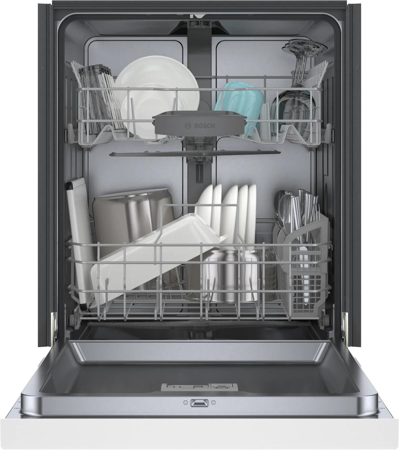 BOSCH SHE41CM2N Bosch 300 Series Dishwasher 24"" White She41cm2n