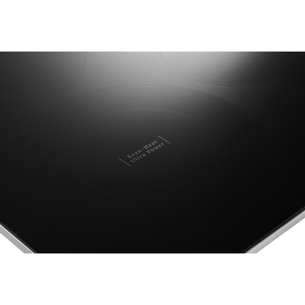 KITCHENAID KCES950KSS 30"" Electric Cooktop With 5 Elements and Touch-activated Controls