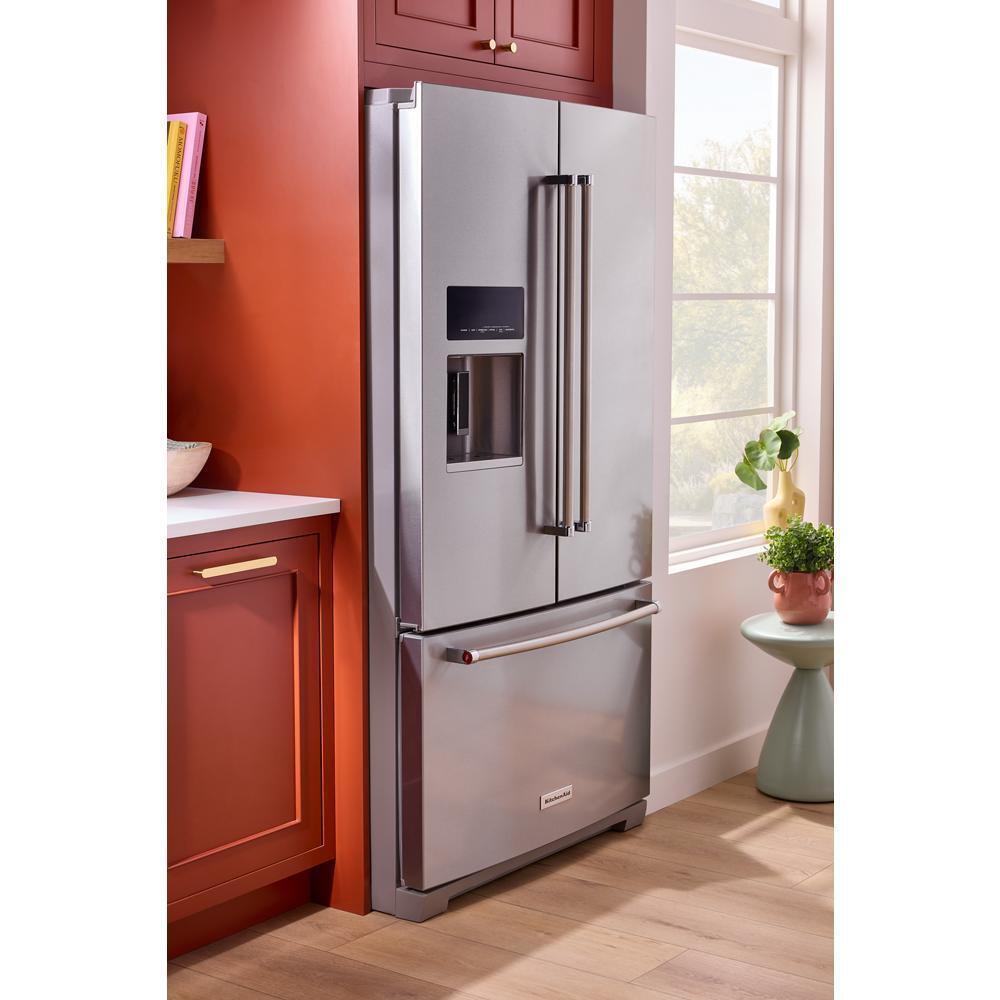 KITCHENAID KRFF577KPS 26.8 Cu. Ft. Standard-depth French Door Refrigerator With Exterior ...
