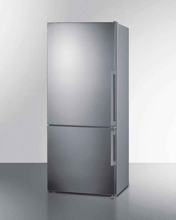 SUMMIT FFBF283SSLHD Summit 28"" Wide Bottom Freezer Refrigerator
