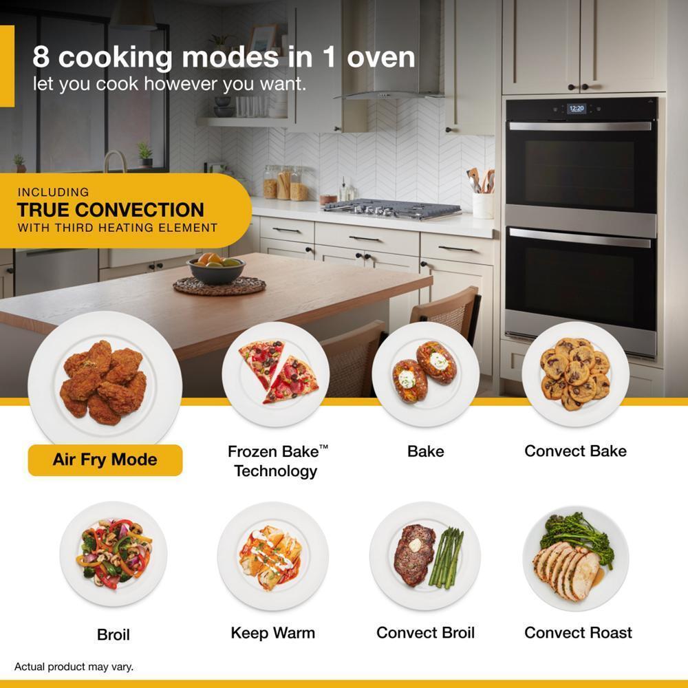 WHIRLPOOL WOED7027PZ Whirlpool 8.6 Cu. Ft. Double Smart Wall Oven With Air Fry