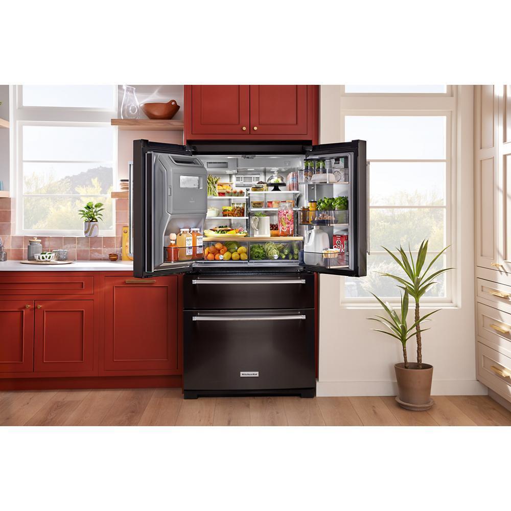 KITCHENAID KRMF536RBS 26.2 Cu. Ft. Multi-door French Door Refrigerator With Platinum INTE...