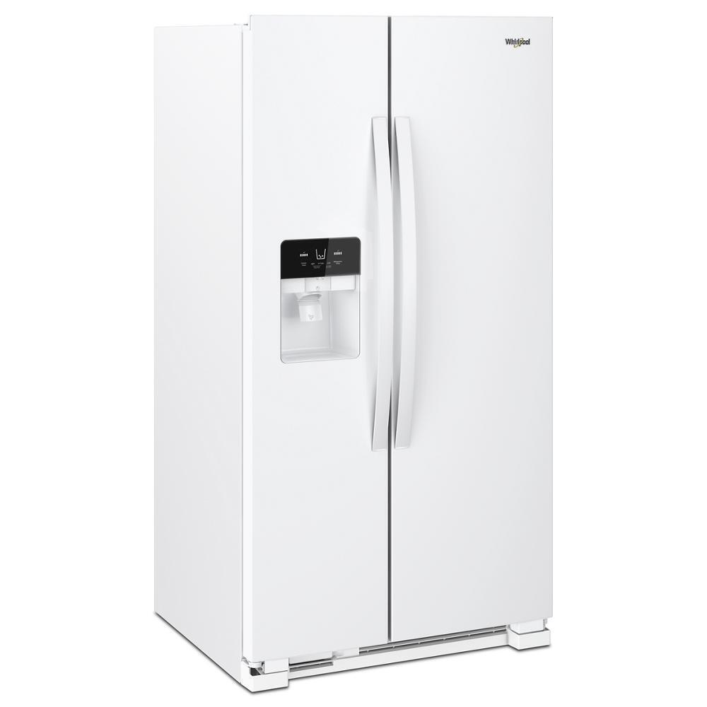 WHIRLPOOL WRS321SDHW Whirlpool 33-inch Wide Side-by-side Refrigerator - 21 Cu. Ft. - ...