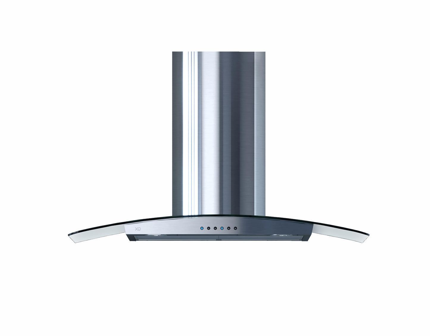 XO APPLIANCE XOM36GC XO Appliance 36"" 600/395 Cfm Wall Chimney Hood Stainless/glass